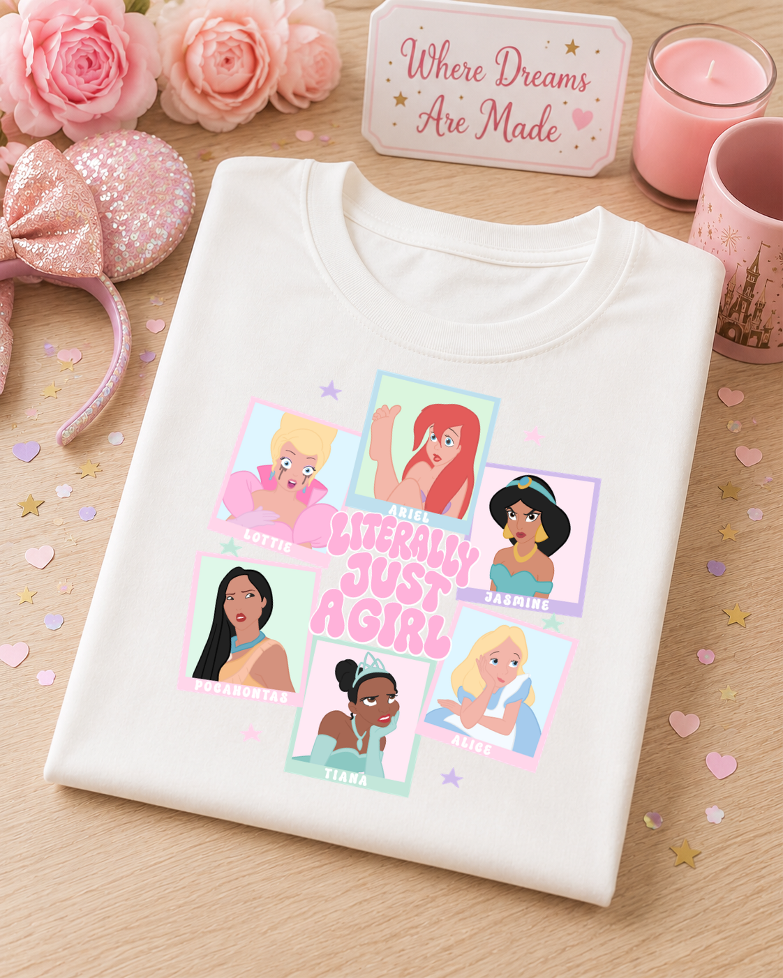 Literally Just A Girl Princess T Shirt