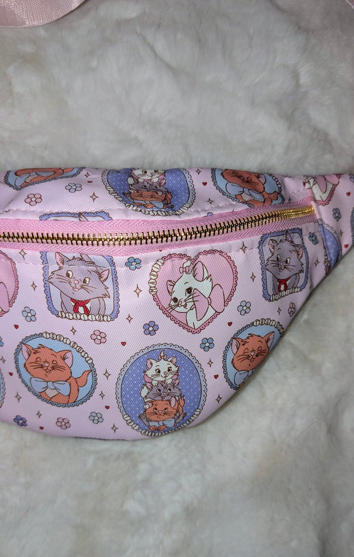 Pastel Pink Kitty Fanny Pack/Bum Bag