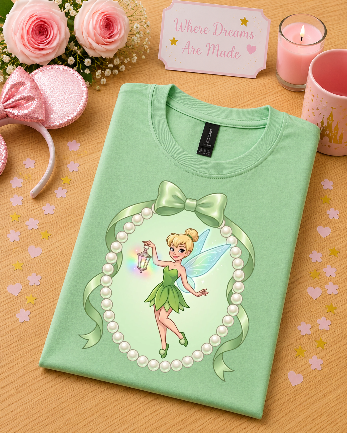Pixie Fairy Pearl Bow T-Shirt