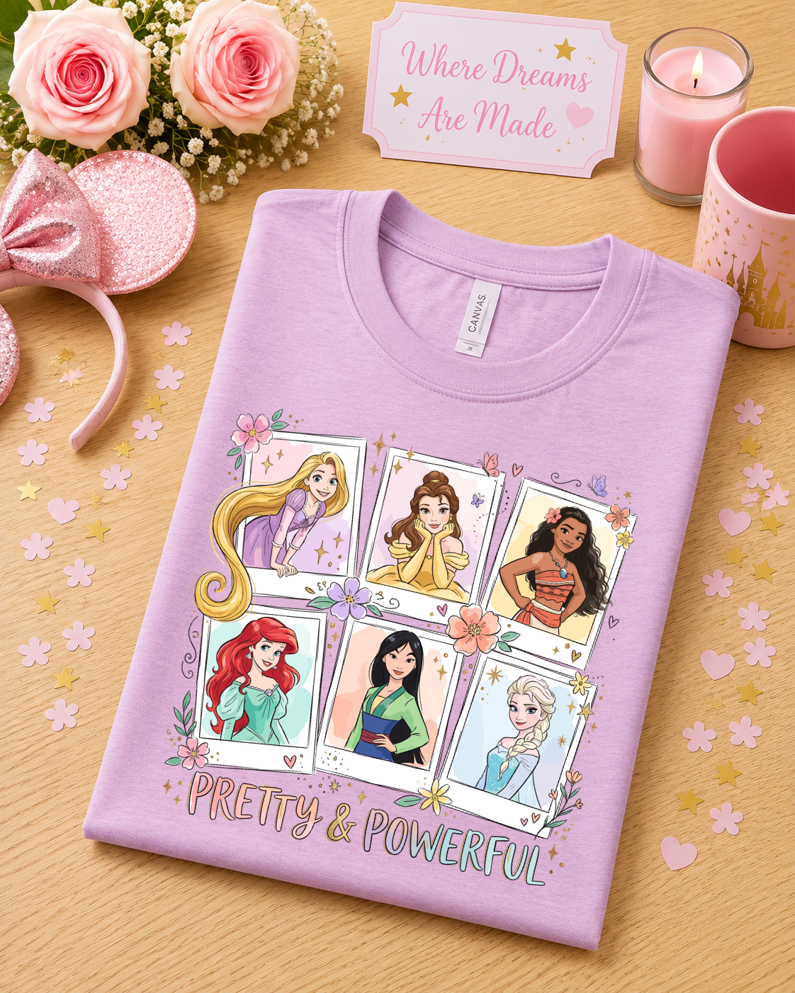 Pretty & Powerful Princess T Shirt