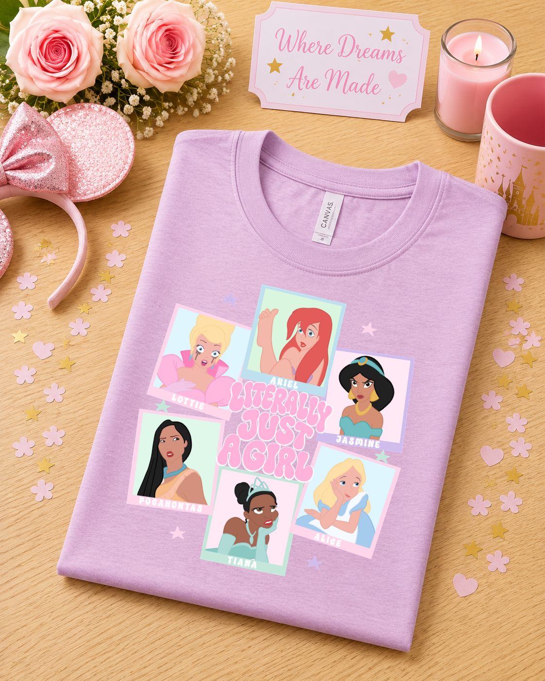 Literally Just A Girl Princess T Shirt