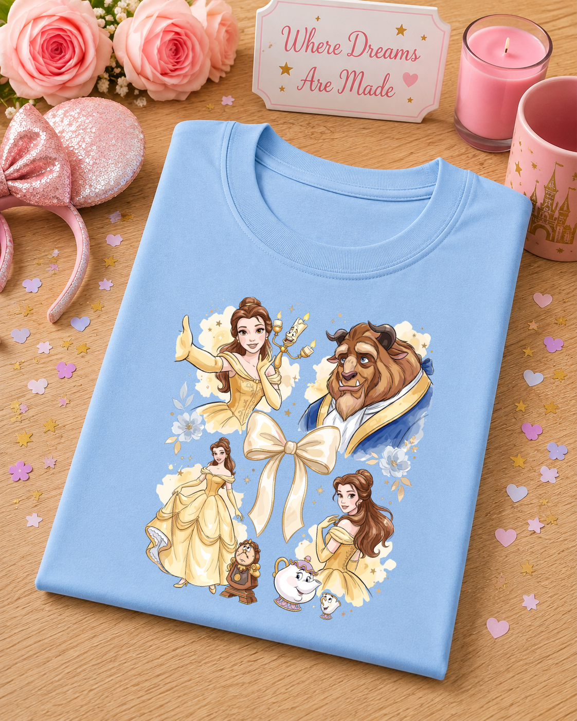Rose Princess & Beast T Shirt