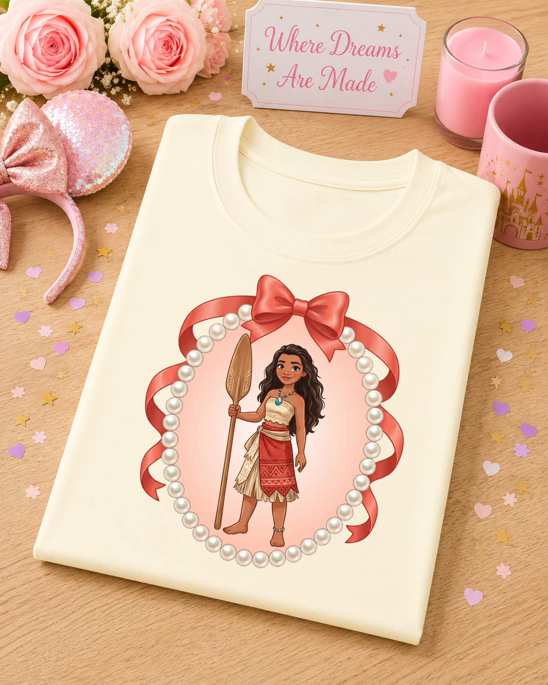 Island Princess Inspired T-Shirt – Pearl & Bow Adventure Tee