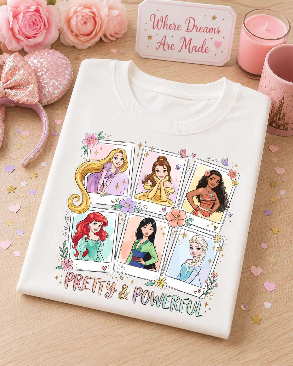 Pretty & Powerful Princess T Shirt