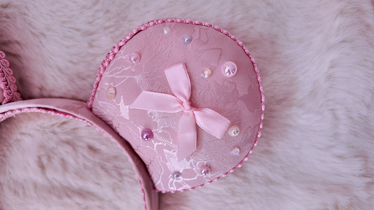 Glass Shoe Princess Pink Ears