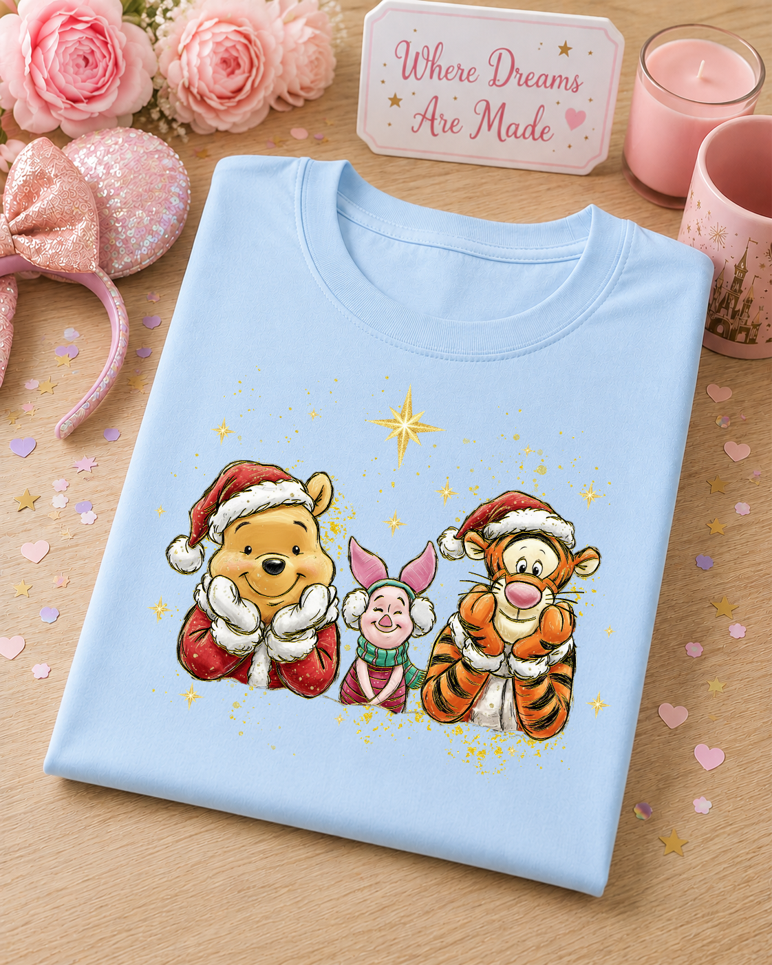 Woodland Friends Christmas T Shirt