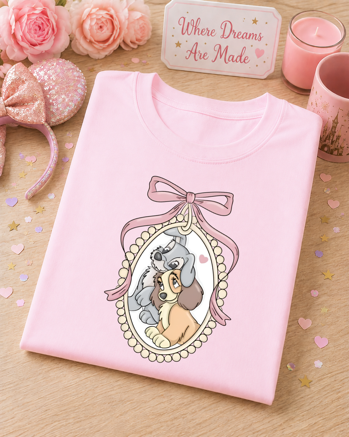 Romantic Puppy T Shirt