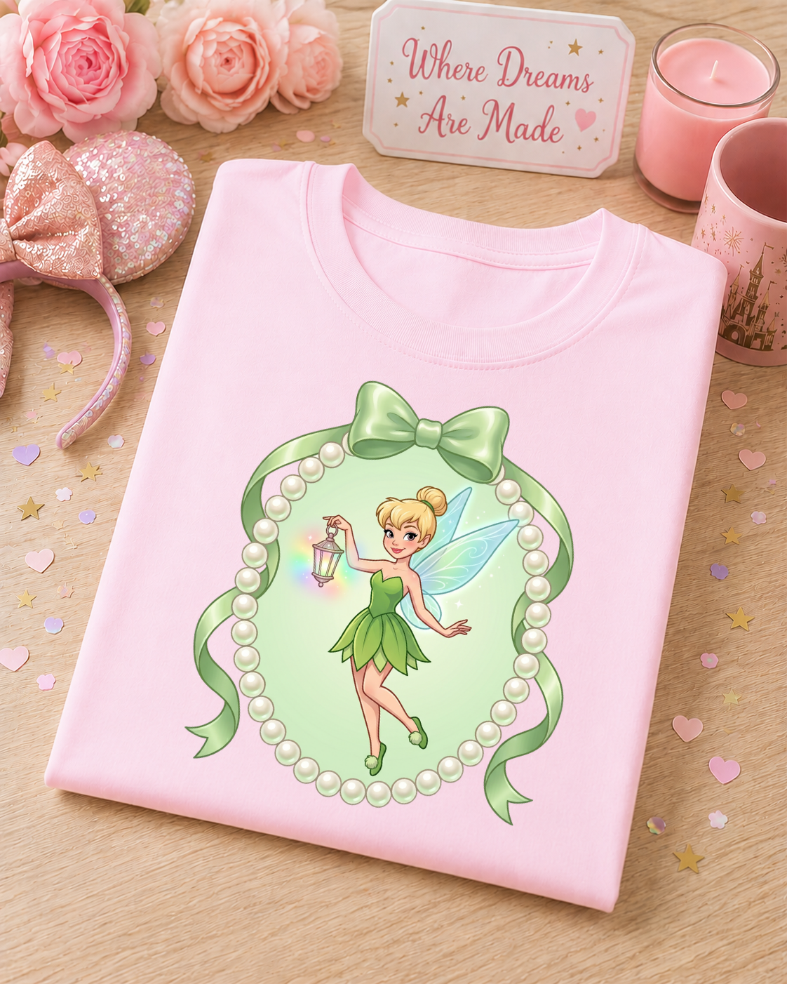 Pixie Fairy Pearl Bow T-Shirt