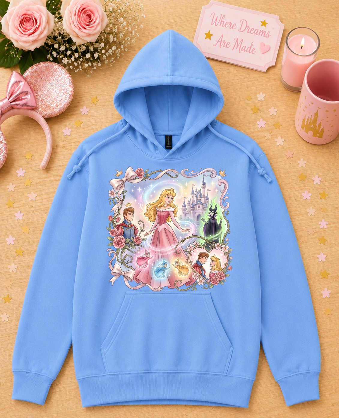 Enchanted Princess Hoodie – Fairytale Princess & Castle Inspired Hoodie