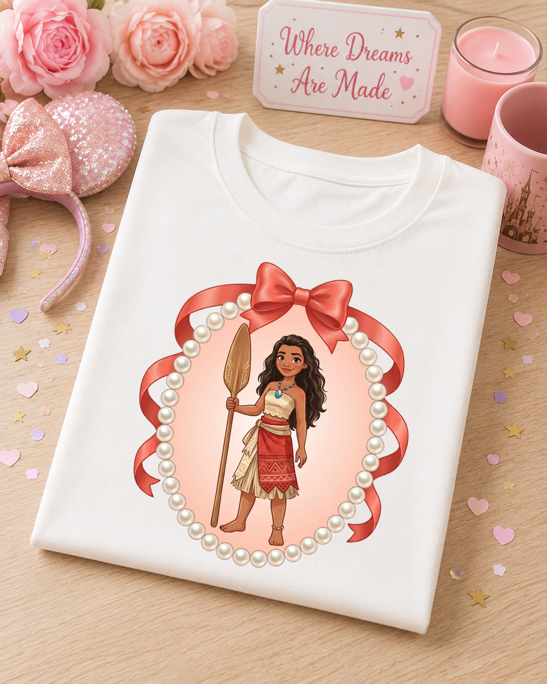 Island Princess Inspired T-Shirt – Pearl & Bow Adventure Tee