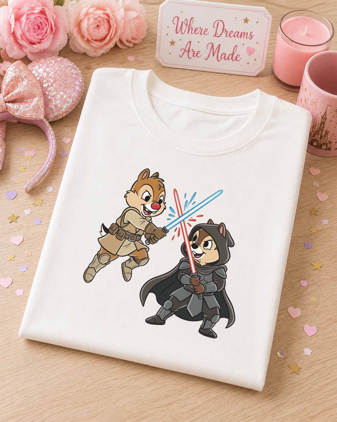 Space Battle T-Shirt – Cute Chipmunk Galactic Adventure Tee