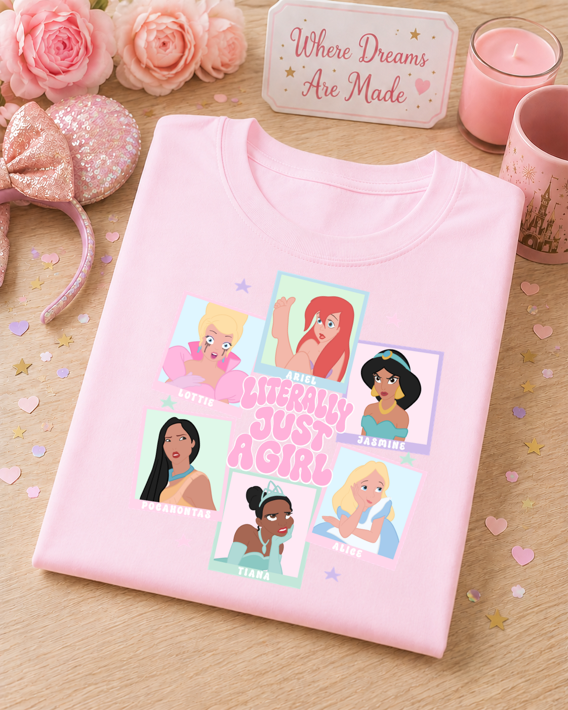 Literally Just A Girl Princess T Shirt