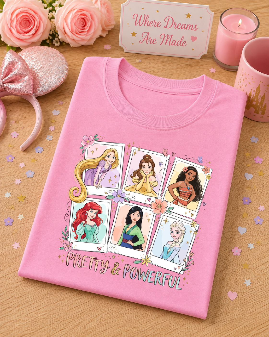 Pretty & Powerful Princess T Shirt