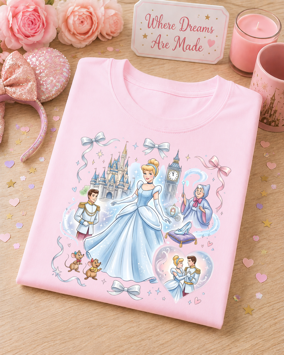 Glass Shoe Princess T-Shirt