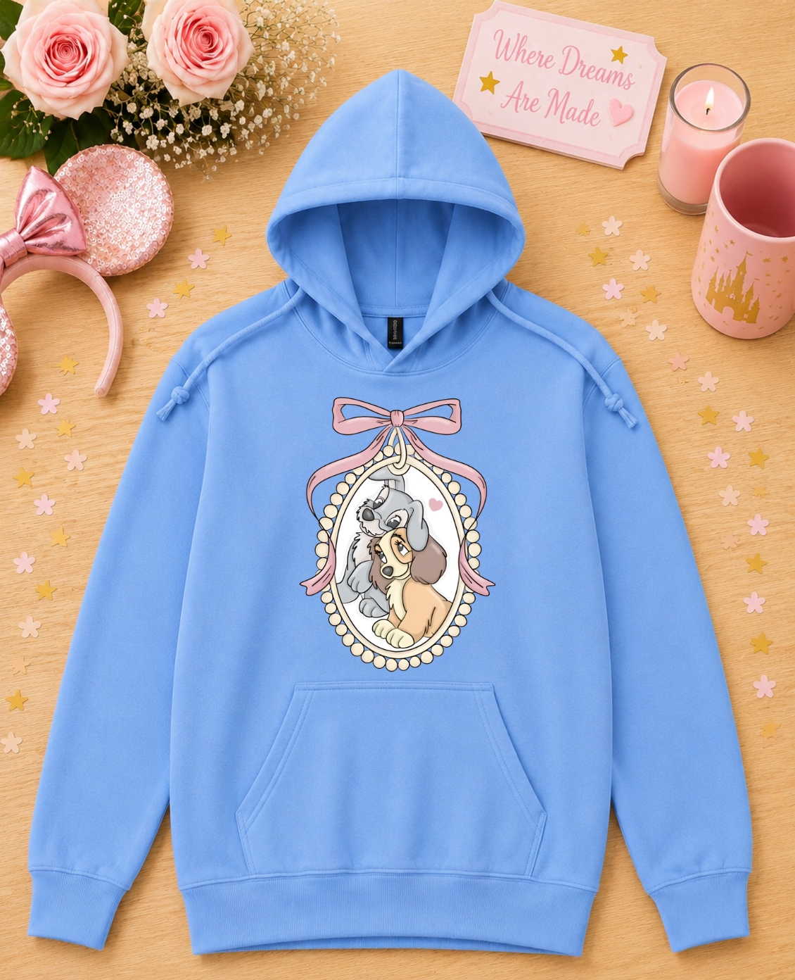 Romantic Dogs Hoodie