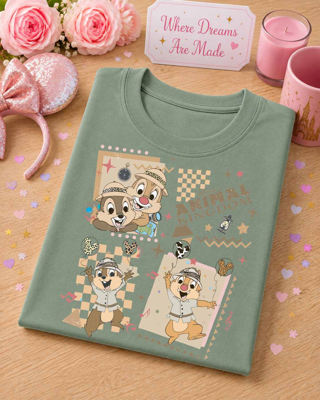 Safari Adventure T-Shirt – Retro Animal Print Park Day Tee