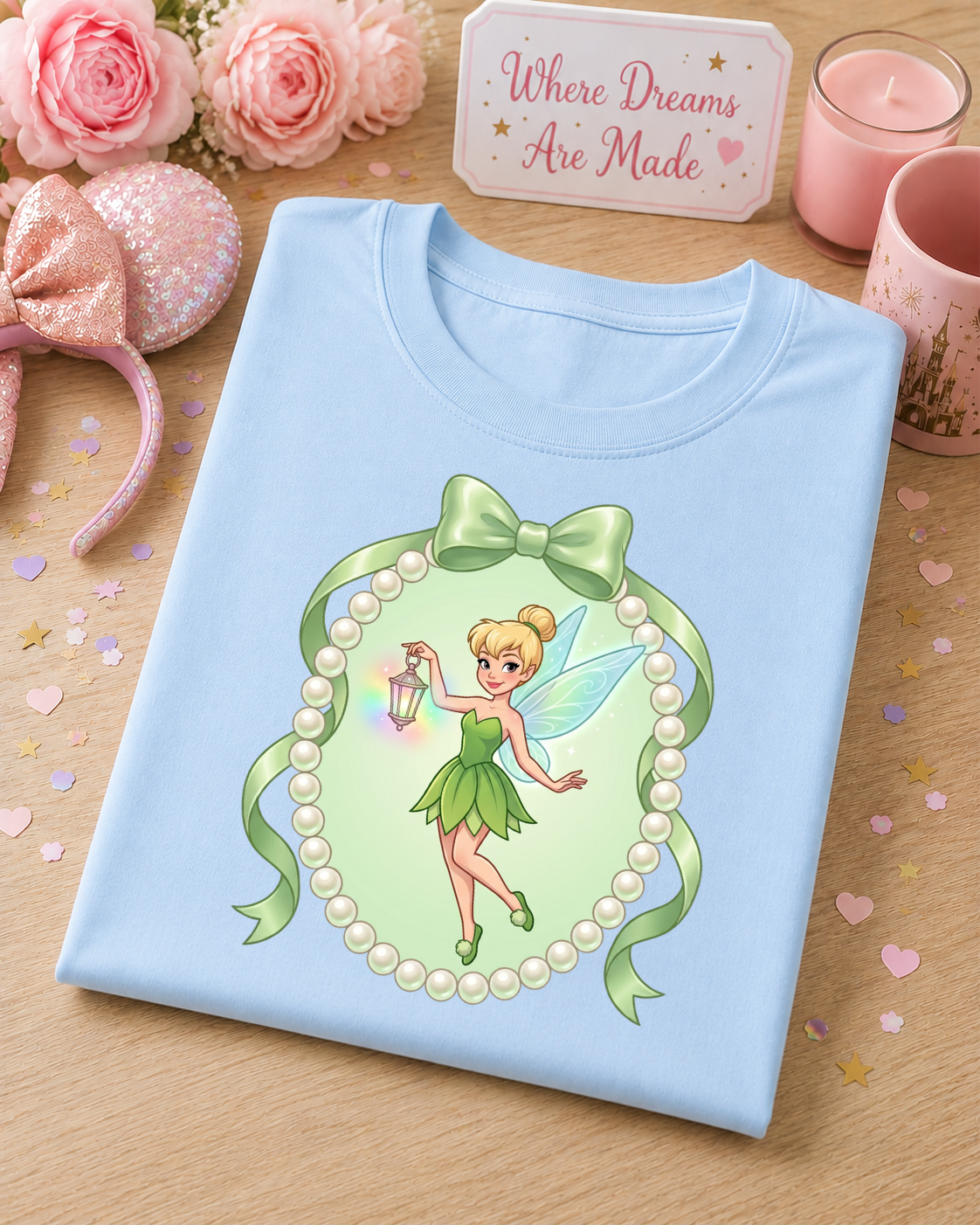 Pixie Fairy Pearl Bow T-Shirt