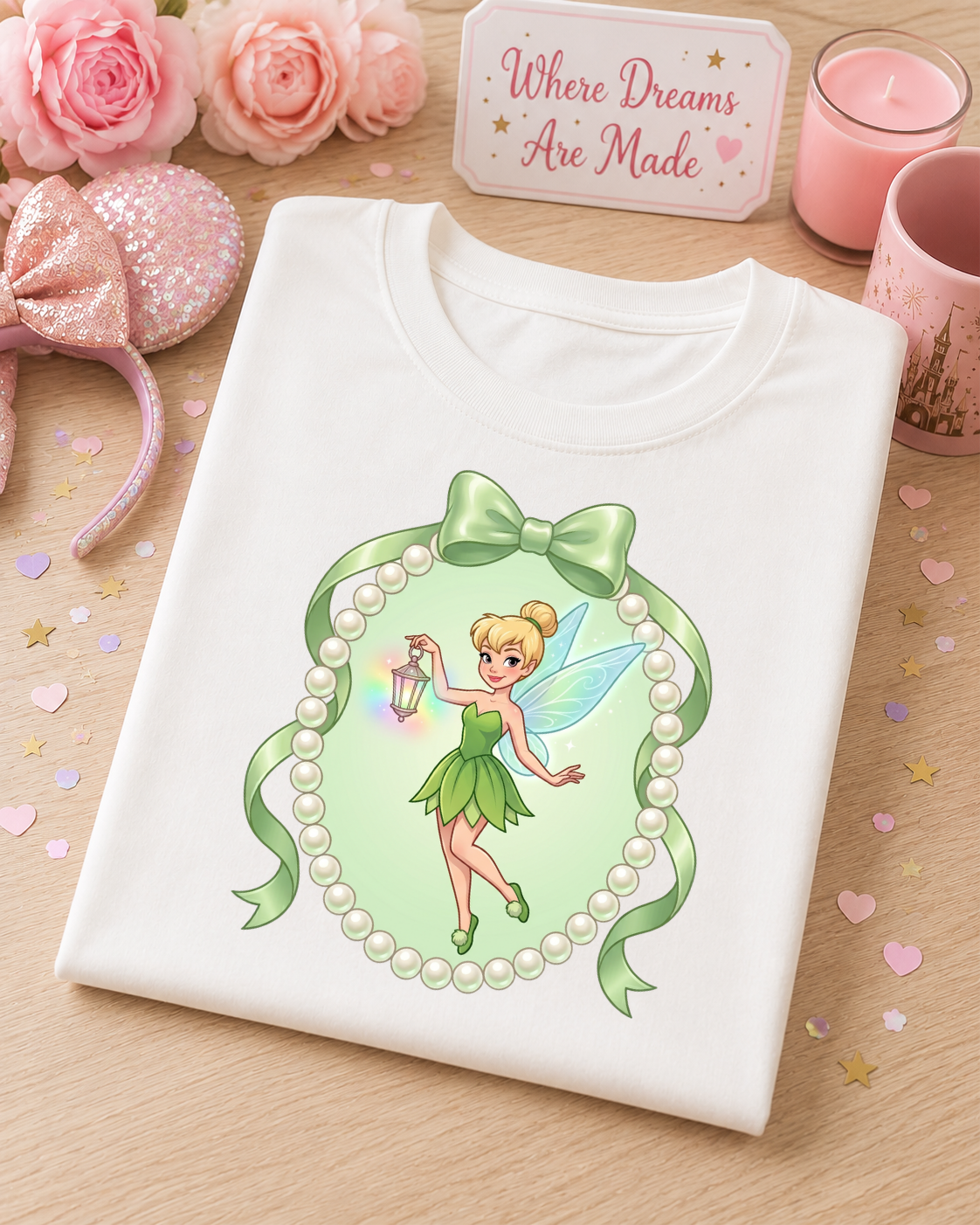 Pixie Fairy Pearl Bow T-Shirt