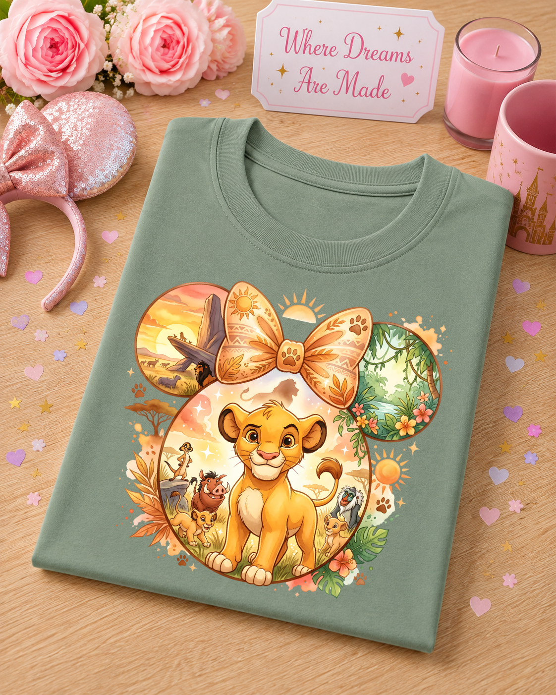 Safari Lion T-Shirt – Savannah Friends & Adventure Design