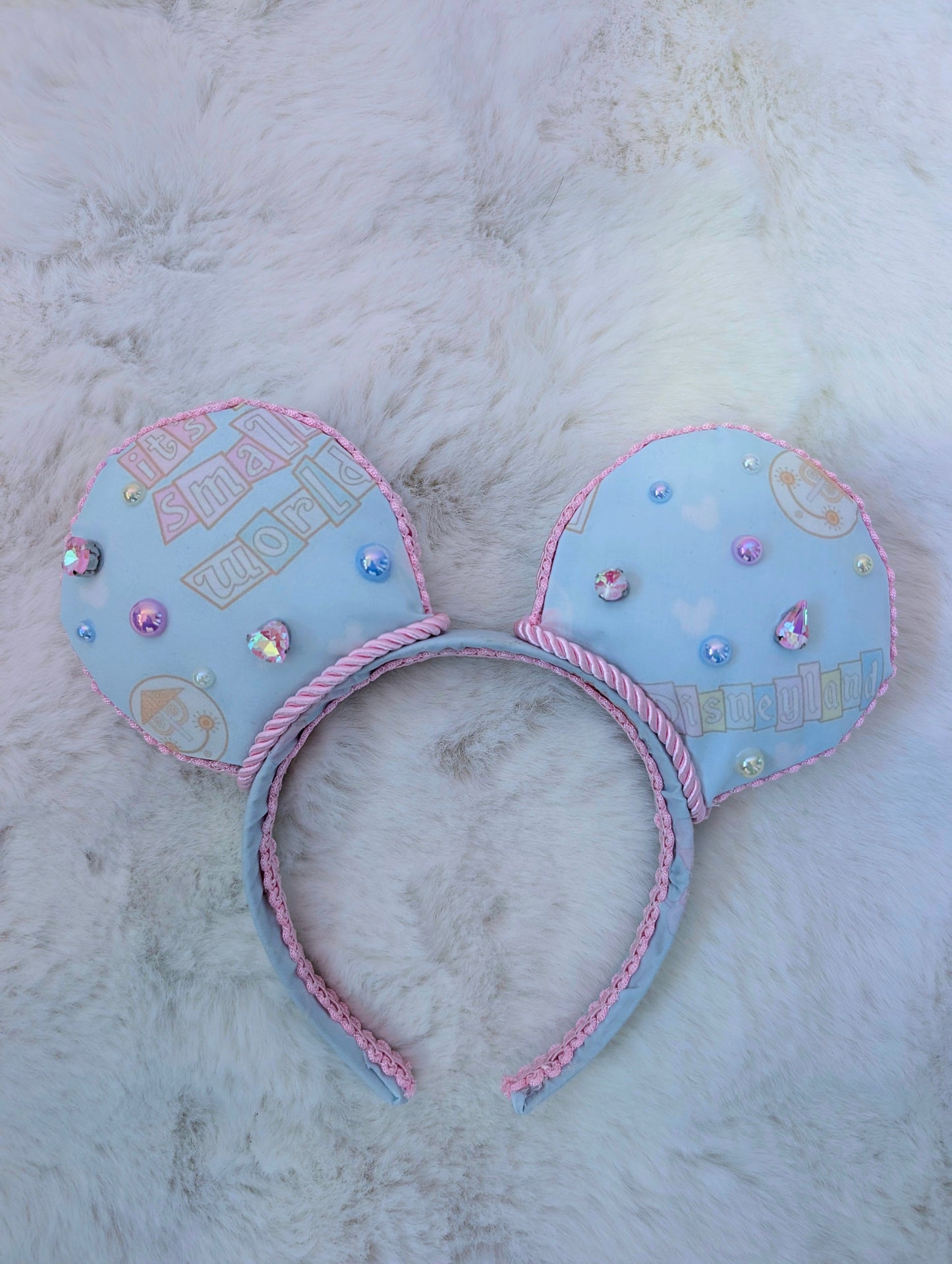 It's A Small World Inspired Minnie Ears Headband