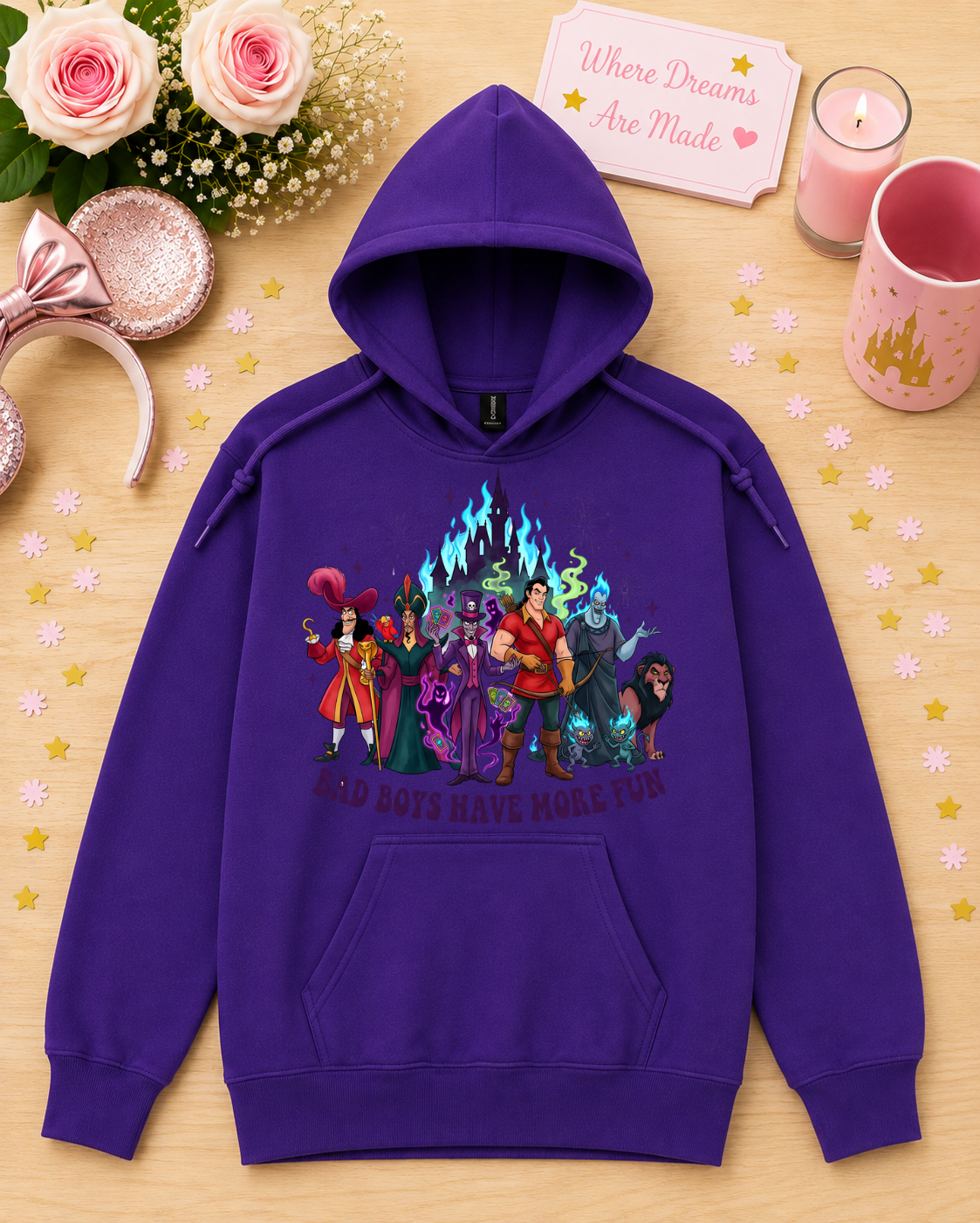 Fairytale Villains Hoodie – Bad Boys Have More Fun Magical Hoodie