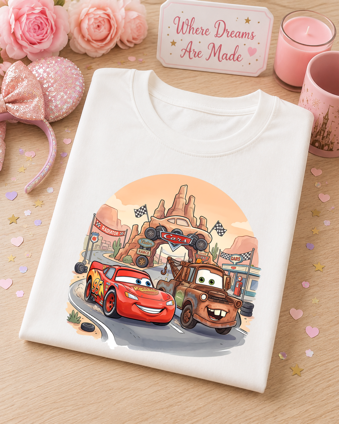 Route 66 Racing T-Shirt – Retro Road Trip Car Tee