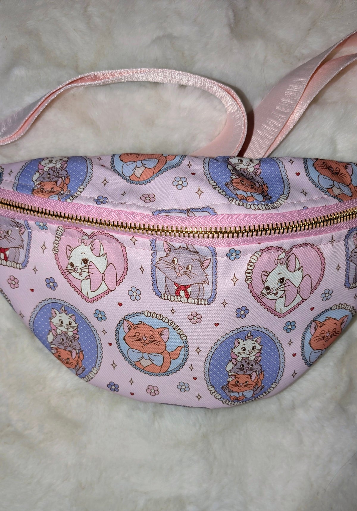 Pastel Pink Kitty Fanny Pack/Bum Bag