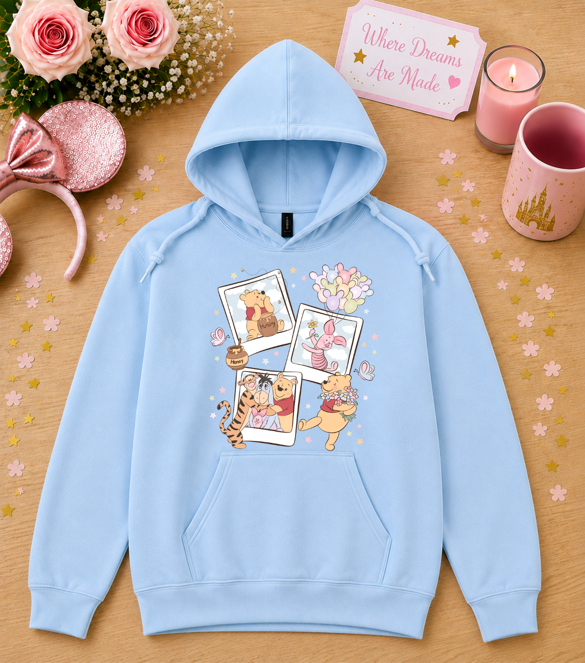 Cute Bear & Woodland Friends Hoodie – Pastel Friendship Hoodie