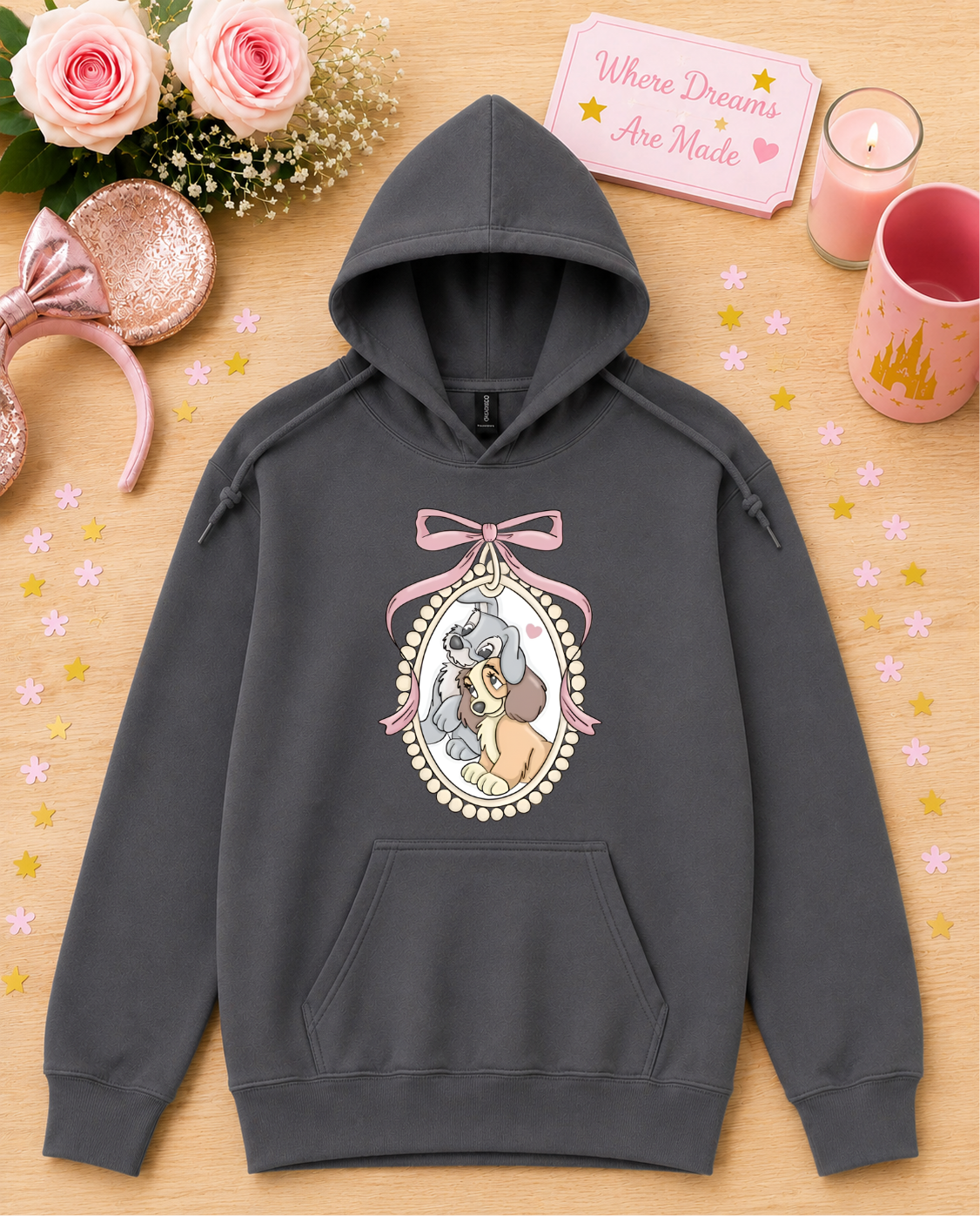 Romantic Dogs Hoodie