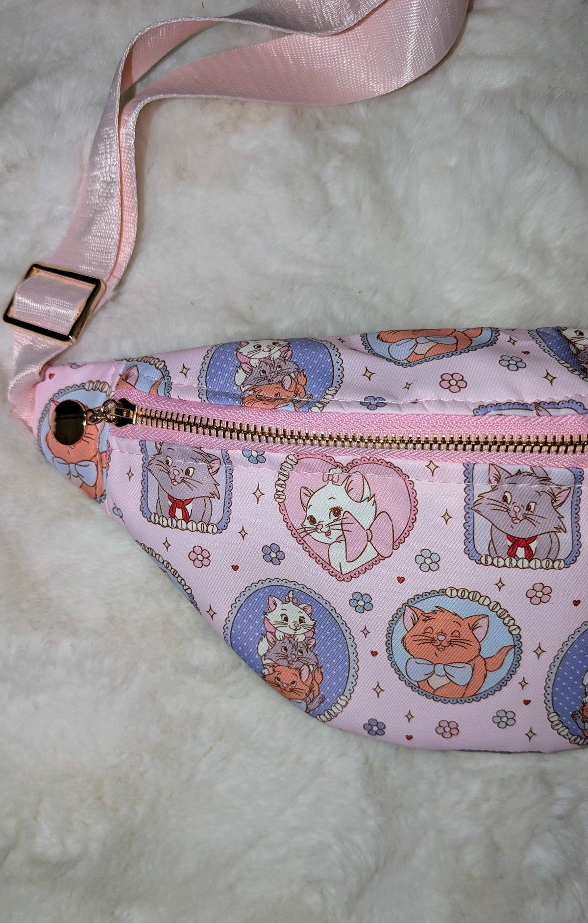 Pastel Pink Kitty Fanny Pack/Bum Bag